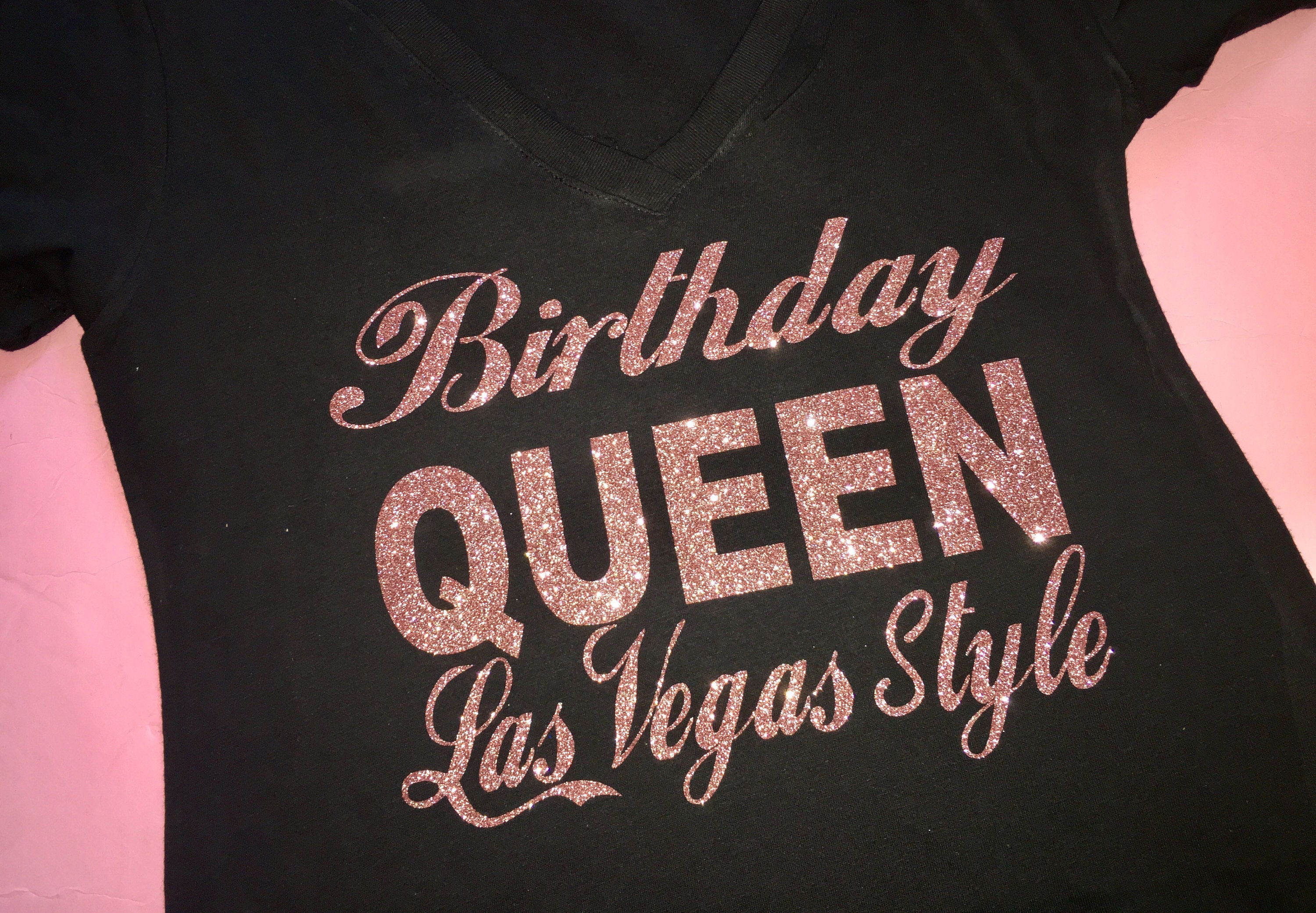 Birthday Queen Las Vegas style shirt , cute Vegas birthday shirts ...