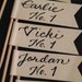 Custom Calligraphy Flag Picks for Escort Cards Treat Labels | Etsy