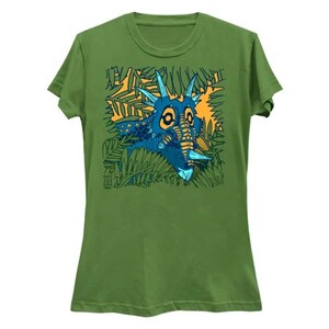 Styracosaurus Jungle Dino Shirt Dinosaur Triceratops Styracosaurus T-Shirt Science Tee image 2