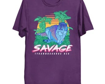 SAVAGE Tyrannosaurus Rex - Dino Shirt Dinosaur T-rex Tyrannosaur