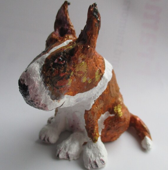 Bull Terrier Sculpture English Bull Terrier Sculpture. Etsy
