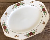 Woods Cream Ware Burslem England Surrey Platter