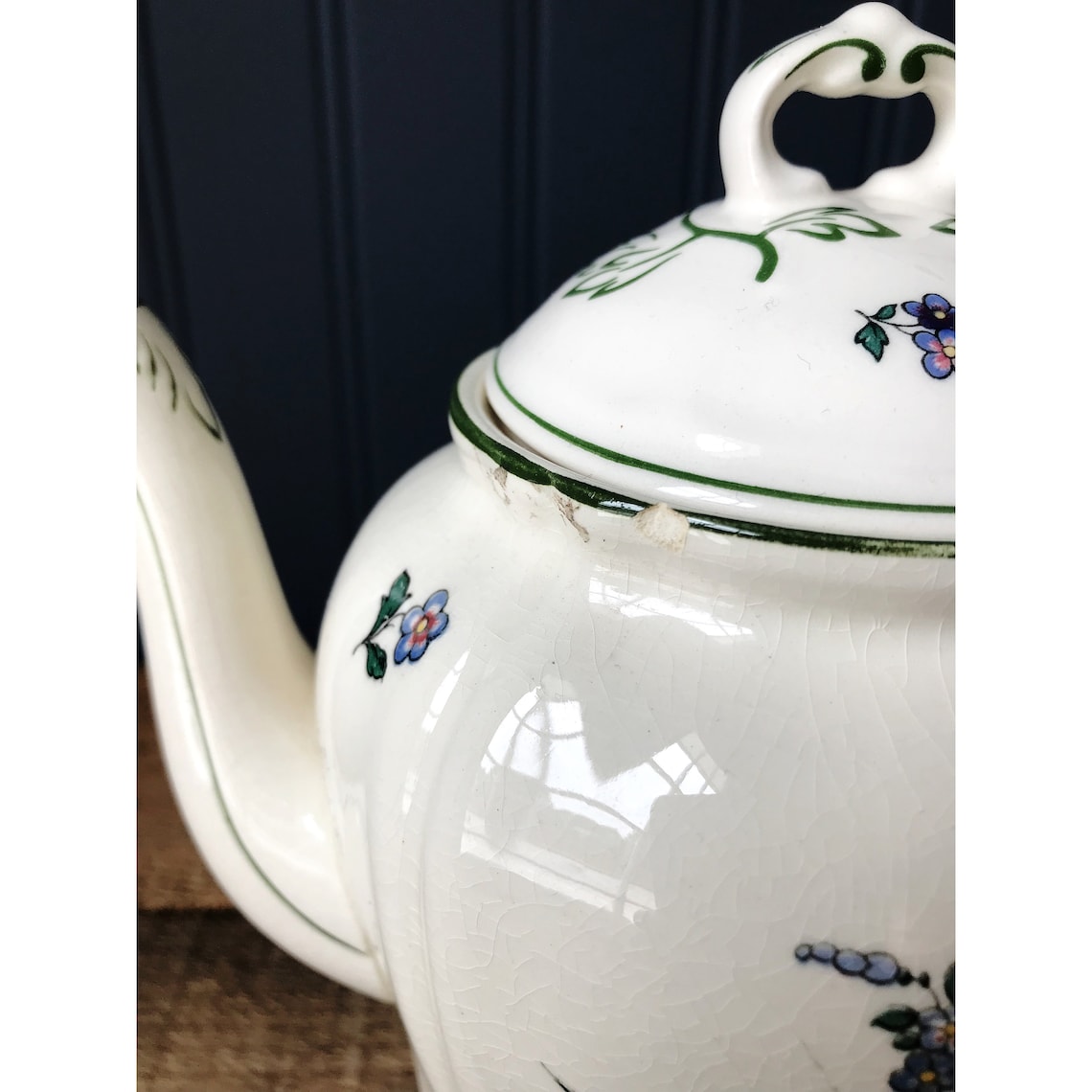 Villeroy & Boch Mettlach Teapot Made in France Saar Basin Etsy