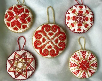 Patterns 5 Christmas medallions