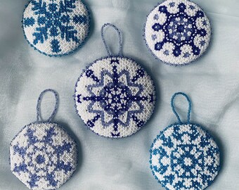 Blueprints 5 medallions "Snowflakes"