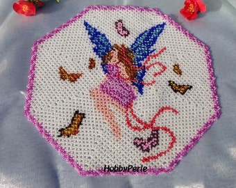 Fairy and Butterflies Doily Pattern