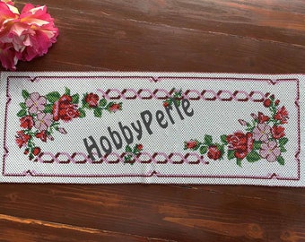 Rose Rectangular Doily Pattern