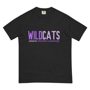 Abilene Christian Wildcat Comfort Colors Tee Shirt
