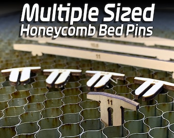 Multiple Sized Honeycomb Bed Pins | Lightroom | SVG