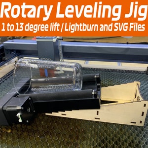 Roterende nivelleringsmal | 1-13 graden lift | RA2 Pro | XTool, Ortur, LM2, CO2-lasers