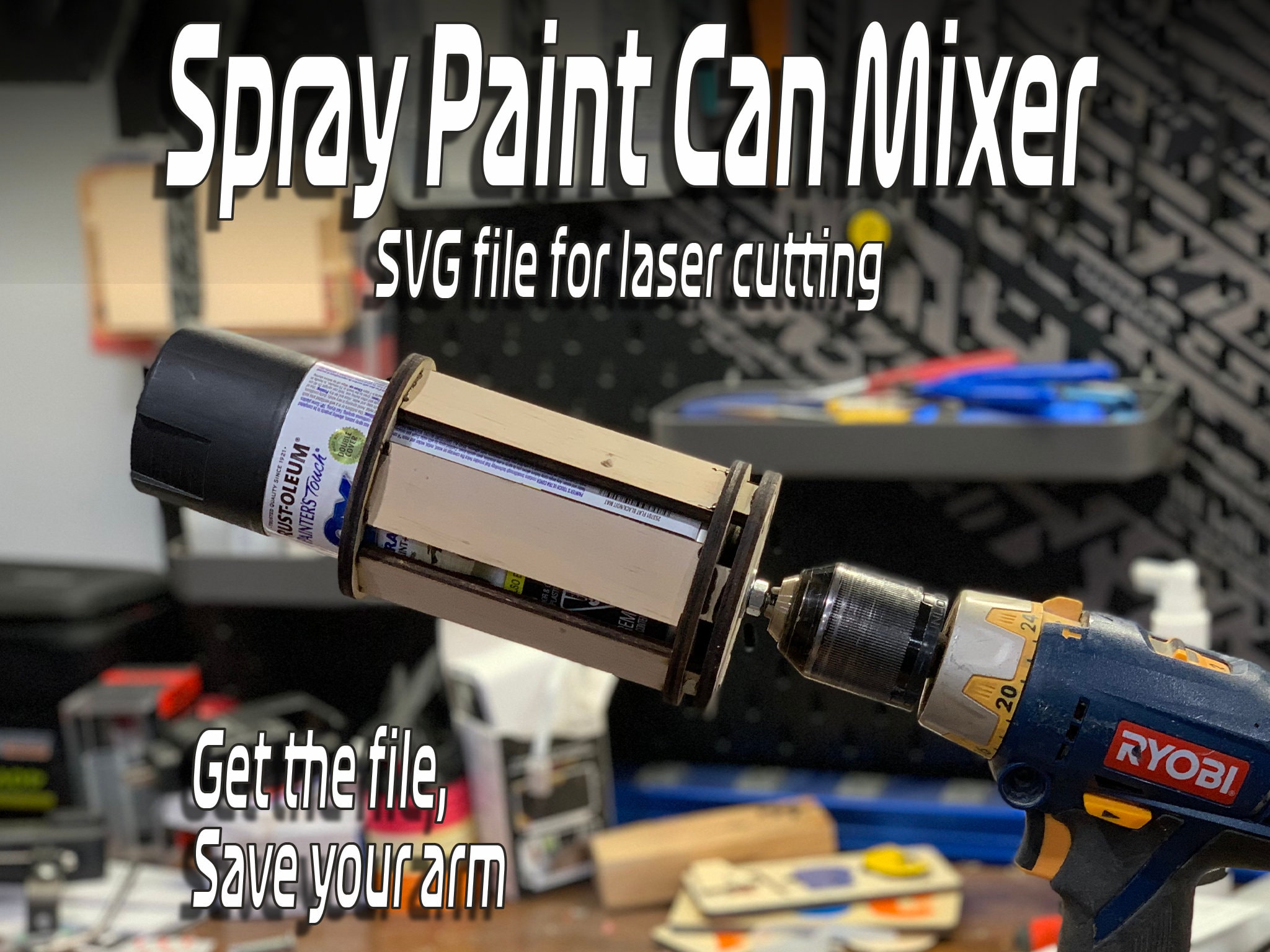 Cyklone Paint Stirrer - Excellent Paint Stirrer for your Drill 
