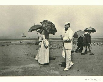 Photograph - JH Lartigue - Nanik Et Monsieur Plantevigne