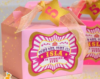 Feliz 7th Cumpleaños Pegatina Etiquetas Para Bolsa Fiesta Dulce Conos