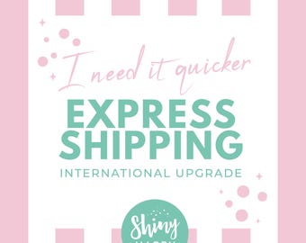 SHIPPING UPGRADE International Fed Ex Express Delivery * Add to my order