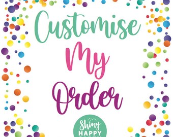 Customise My Order