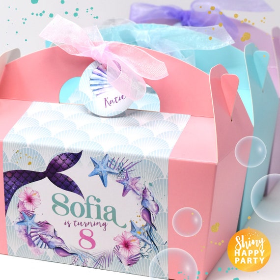Sirene Personnalisee Sous Sea Shell Pastel Coffret Cadeau Etsy Canada