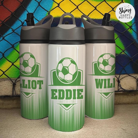 Personalised FOOTBALL TEAM SPORTS Water Bottle 750ml / 650ml / 600ml