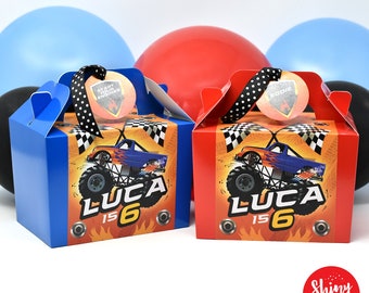 Personalized Monster Truck Party Box – Birthday Decor