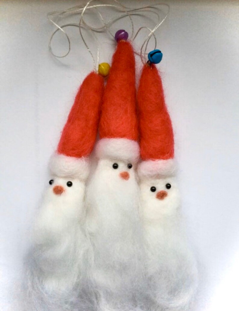 Needle Felt Father Christmas Santa Claus - Etsy UK
