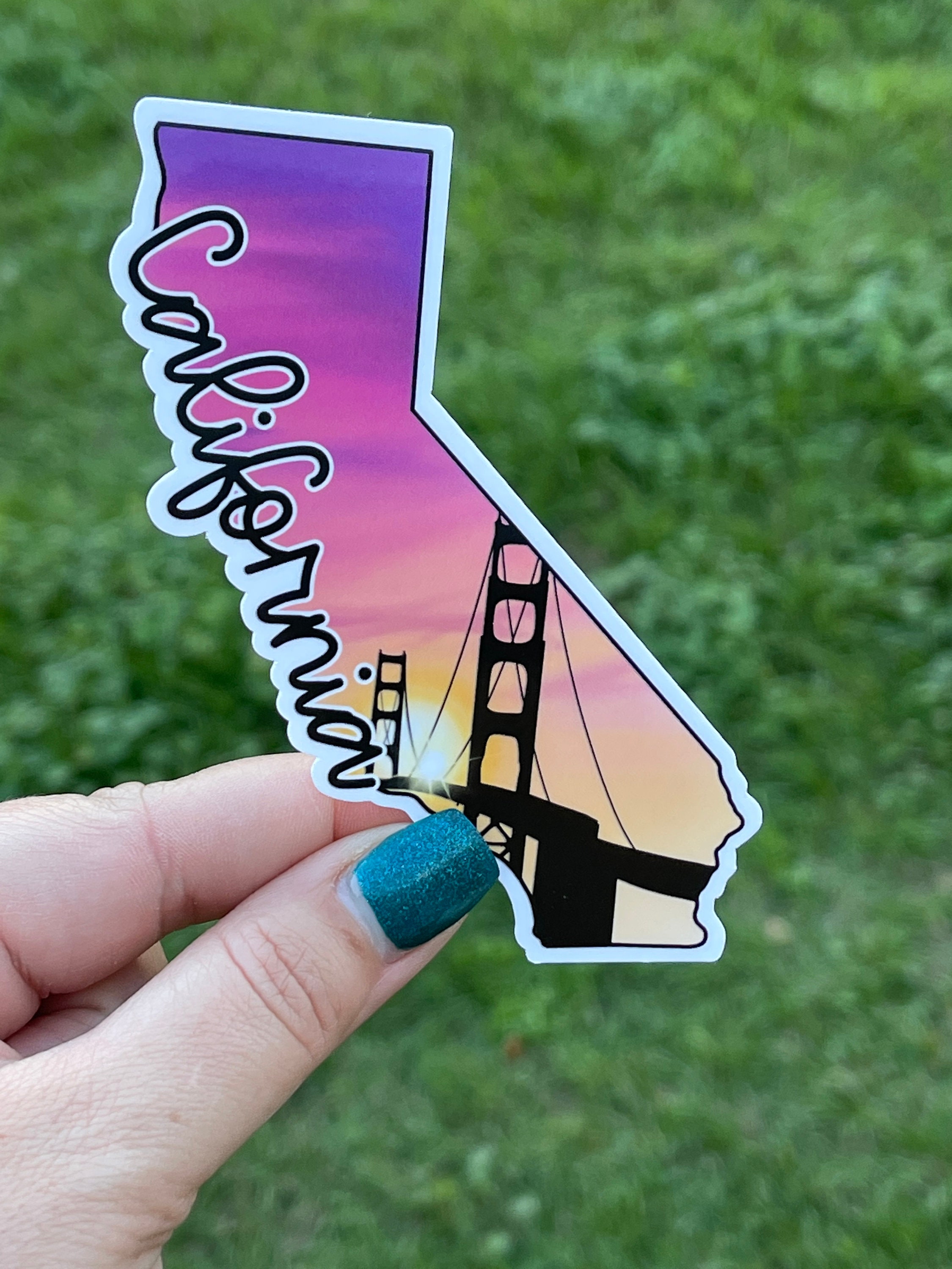 California sticker pack Custom state sticker stickers for Etsy