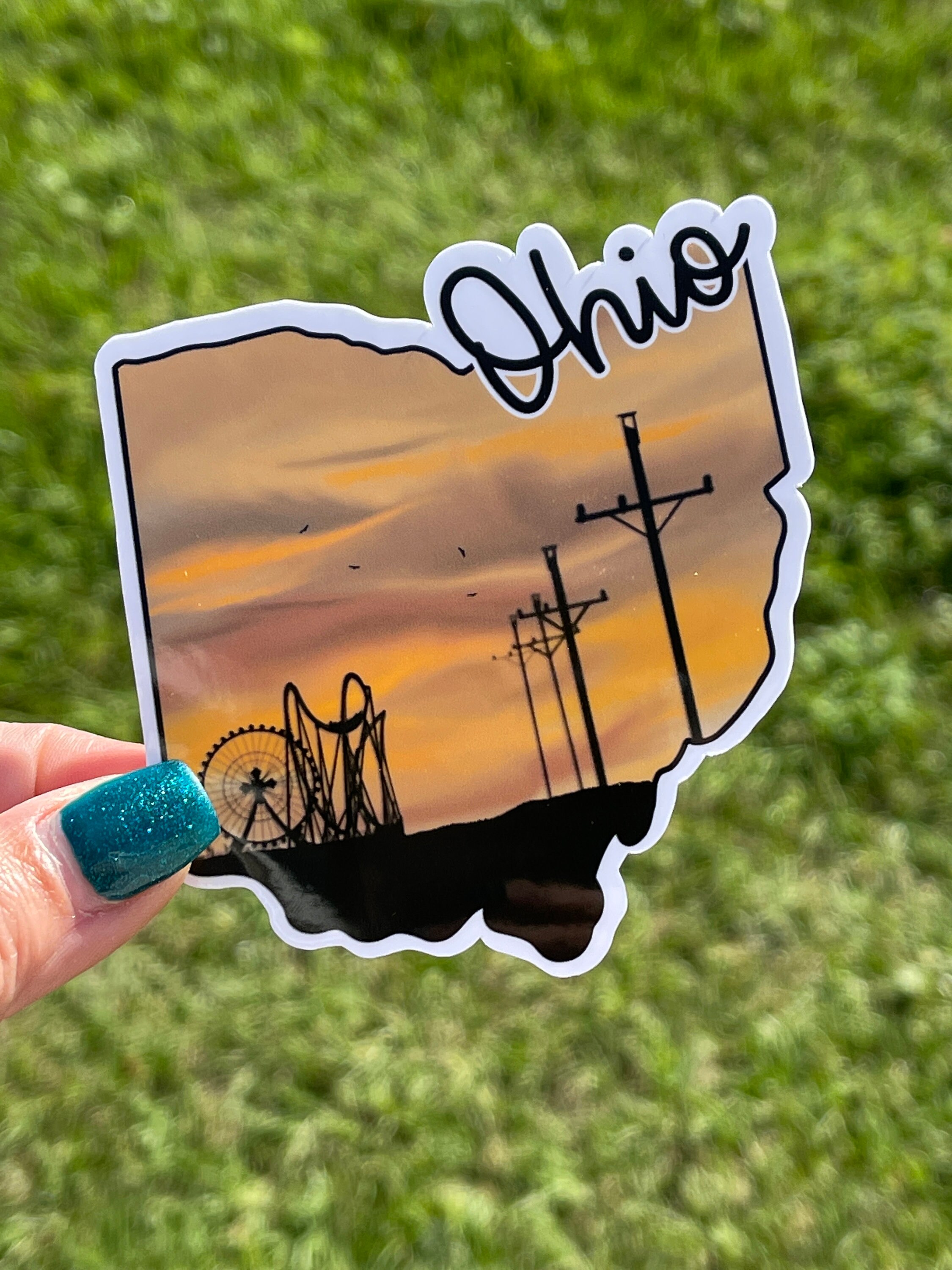 Ohio Sticker Pack Custom State Sticker Stickers for Laptop Etsy
