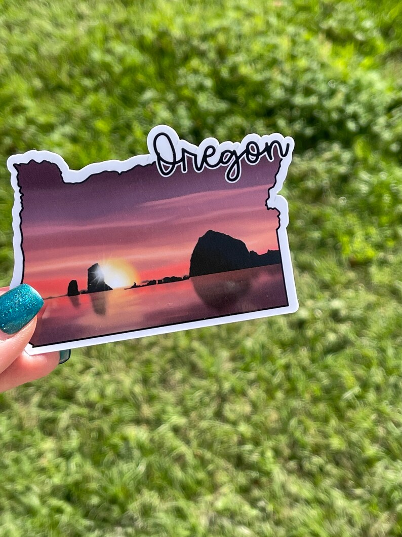 Oregon Sticker Pack Custom State Sticker Stickers for Etsy