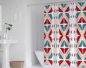 Mud cloth print Bohemian Bath Shower Curtain