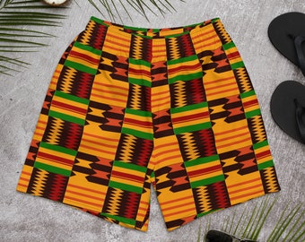 Kente Swim Trunks | Men's Recycled Athletic Shorts |