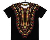 Dashiki Print African Kids Unisex T-Shirt for Boys and Girls