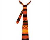 Kente Men’s Tie | African Print Formal Tie for Wedding, Business, Party & Work | Unique Gift for Him