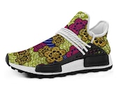 African print Sneakers | Unisex Mid Top Breathable canvas Non-slip Sports Shoes