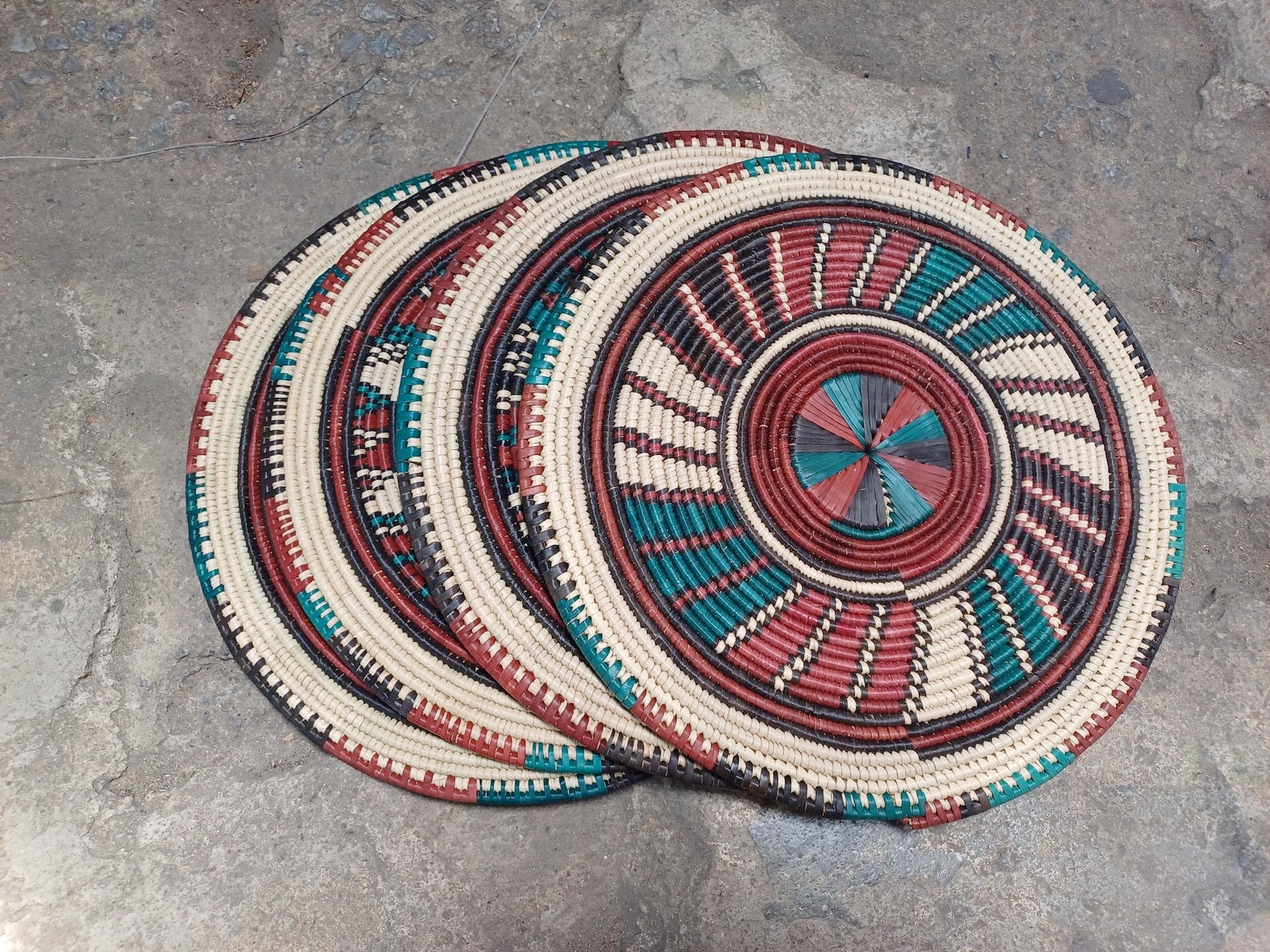 Handmade Rattan Wall Hanging | African living room decor