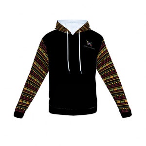 Moderne Dashiki afrikanischen Druck Unisex Hoodie | Übergroße Hoodie | Ästhetische Hoodie Plüsch Spun Velvet Hoodie mit Taschen
