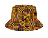 Kente African Print Bucket Hat