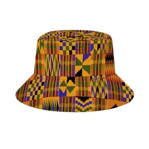 Kente African Print Bucket Hat