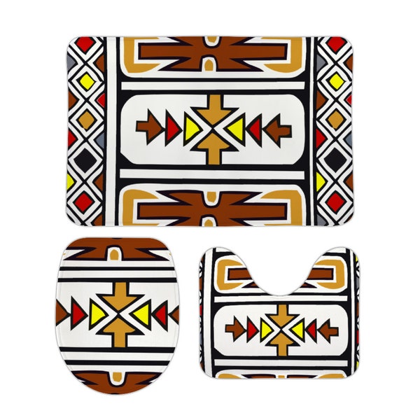 Coral Bath Rug Sets Etsy