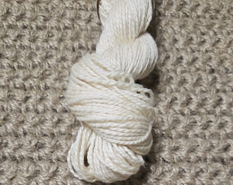 Organic Cotton Yarn. USA Grown. Fingering Weight - 110 Yards Skein