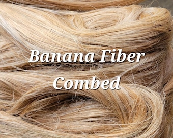 Material vegetal semipeinado de fibra de plátano