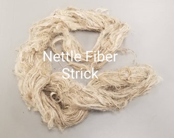 Nettle Strick, 6 oz, Long Fiber Bundle, Himalayan Mountain Nettle, 100% Vegetable Fiber, Great for Basketry, Knitting, Weaving, Fiber Arts