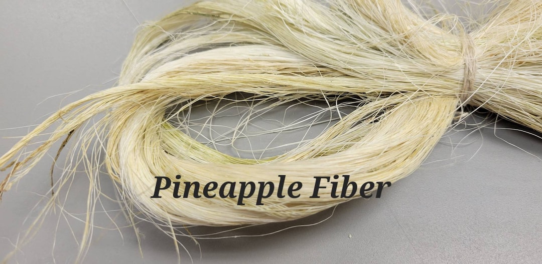 Pineapple Fiber Bundle, Sold by 1 Ounce, 100 Vegetable Fiber, Raw Not