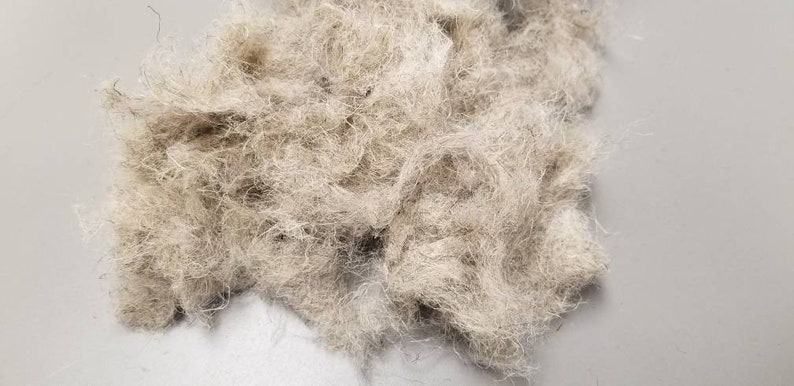 Weaving Spinning Knitting Hemp Fiber 2-ounce Natural Degummed but Not Carded Great for Carding Fiber Arts! Felting