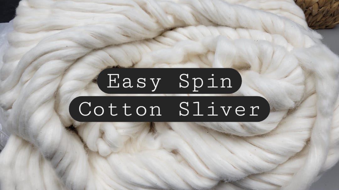 Easy Spin Cotton Sliver, Conventional USA Upland Variety - Etsy