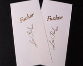 Two Guitar Headstock Waterslide Decals Fucker Les Paul Model