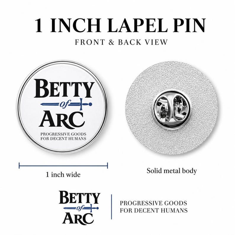Rebel Loon Lapel Pin: Minnesota State Bird Activist Democracy Pin image 3