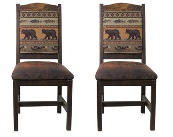 Rustic Dining Chair Etsy