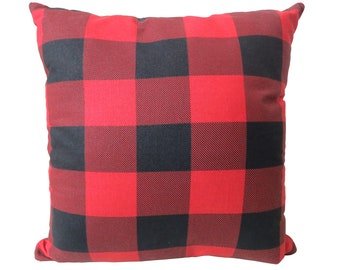 Rustic Buffalo Plaid Premium Quality Throw Pillow COVER ONLY