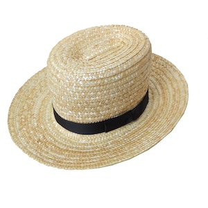 Child&#39;s Authentic Amish Straw Hat Kids