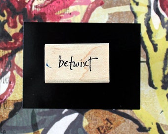 Nancy Curry Art  hand-lettered betwixt rubber stamp