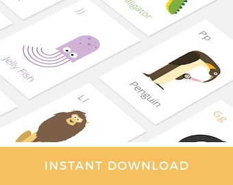 Alphabet Animals - Cards