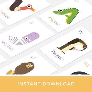 Alphabet Animals - Cards